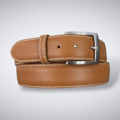 Ready To Ship Italian Calf Belt: Albany Dunes (1.5 Width)