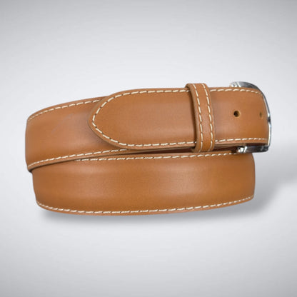 Ready To Ship Italian Calf Belt: Albany Dunes (1.5 Width)