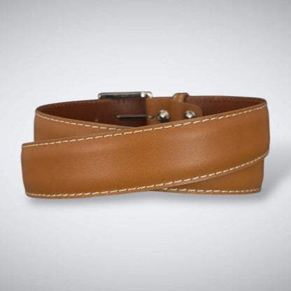 Ready To Ship Italian Calf Belt: Albany Dunes (1.5 Width)
