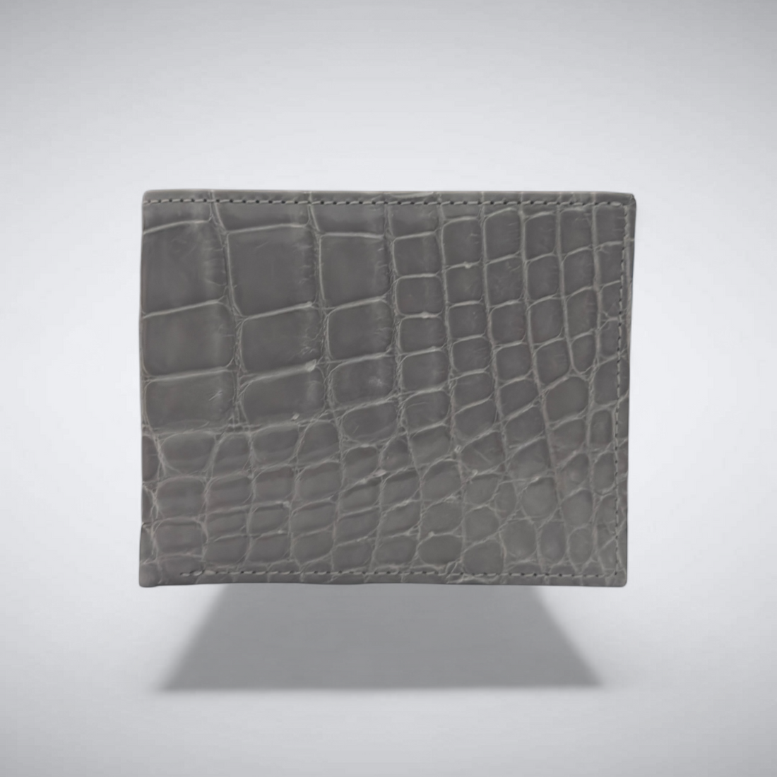 Aspen – Glacier Grey Alligator Wallet