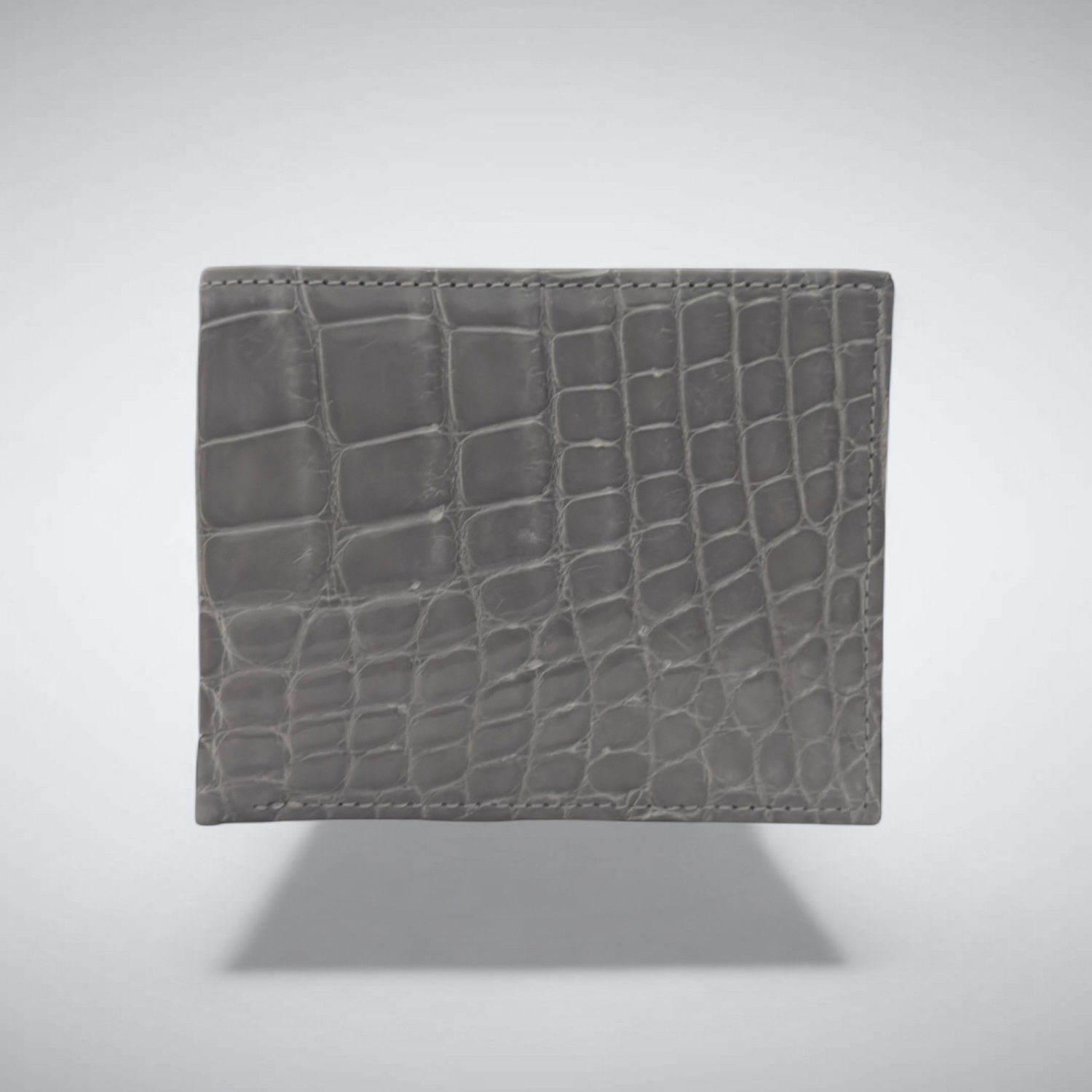 Aspen – Glacier Grey Alligator Wallet