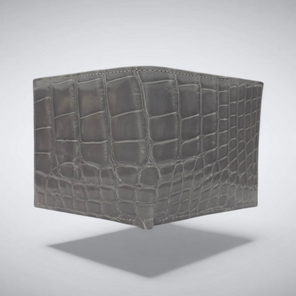 Aspen – Glacier Grey Alligator Wallet