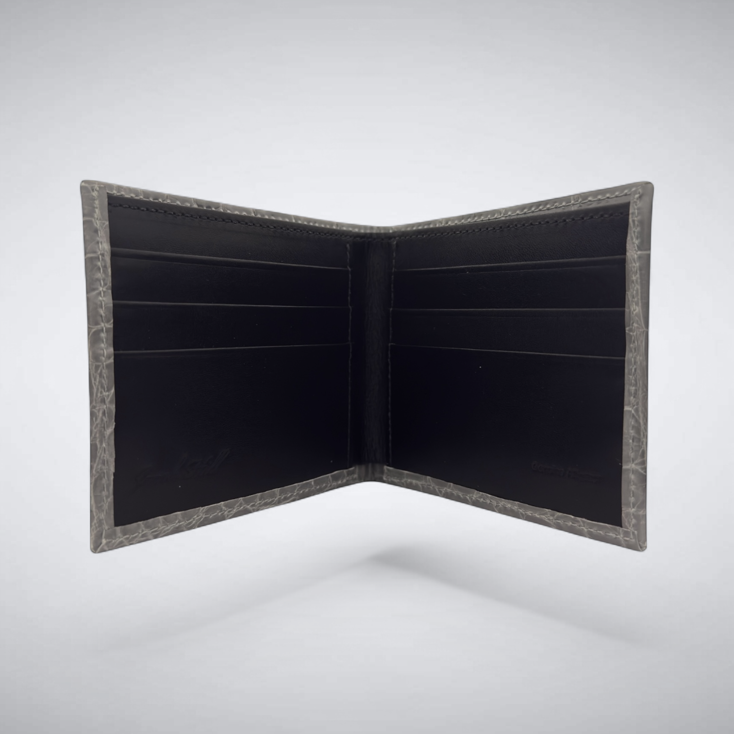 Aspen – Glacier Grey Alligator Wallet