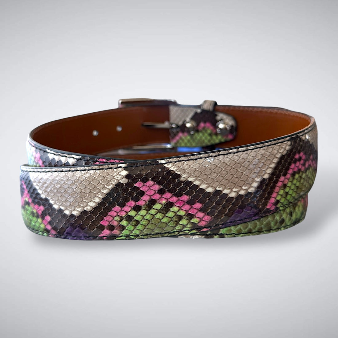 Augusta After Dark Python Belt – Cut to Fit | Jacob Hill Cut D