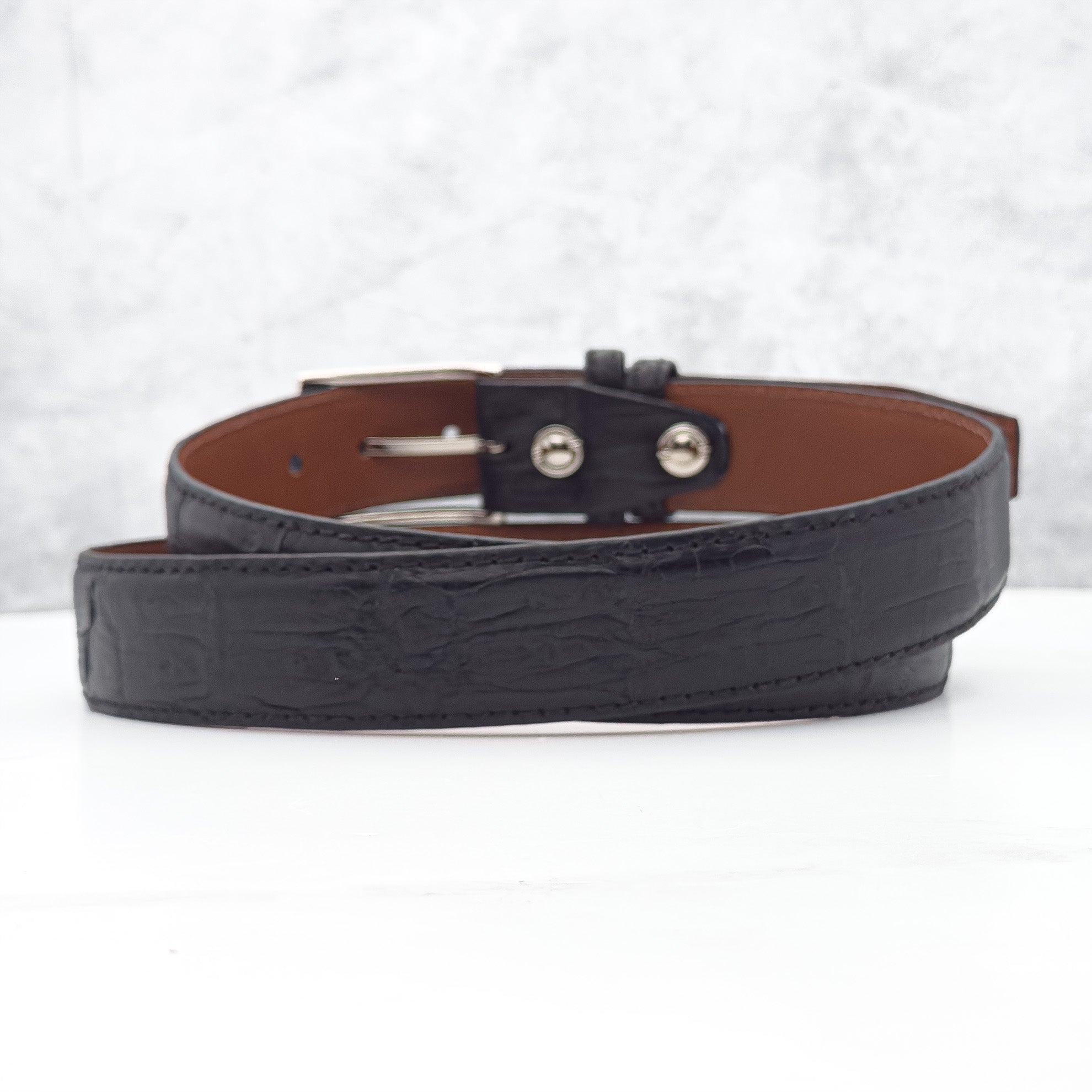 Ready To Ship Caiman Belt: Black Diamond Tip  (1.38&quot;)