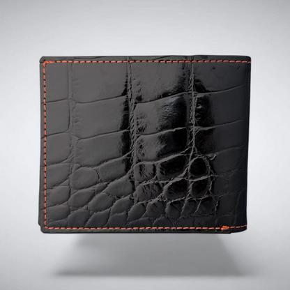 Madison – Glazed Black Alligator Wallet
