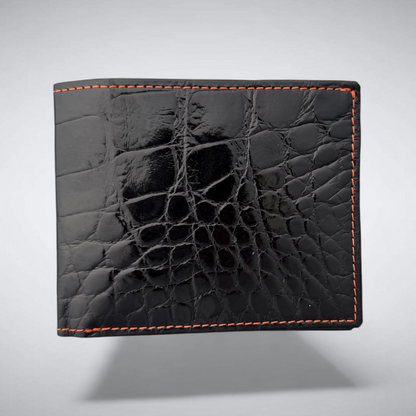 Madison – Glazed Black Alligator Wallet