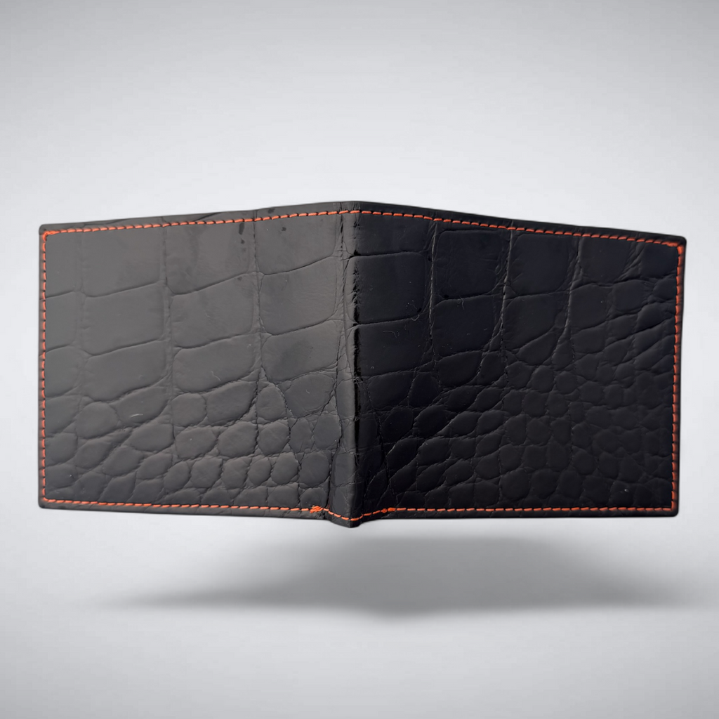 Madison – Glazed Black Alligator Wallet
