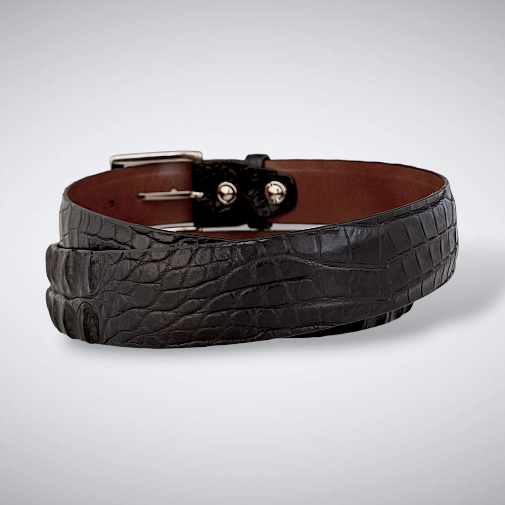Crocodile Belt — Ironwood | Nile Hornback