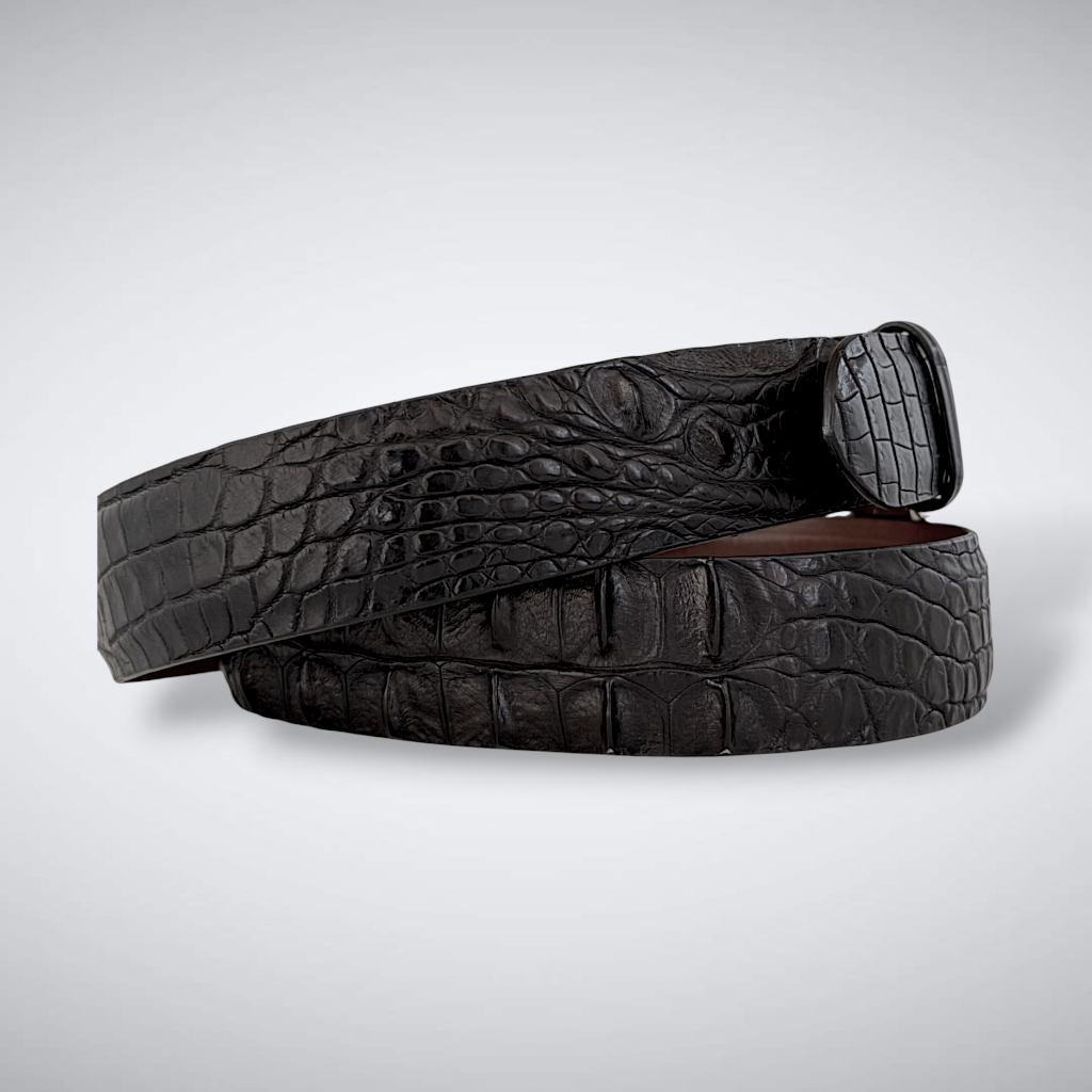 Crocodile Belt — Ironwood | Nile Hornback