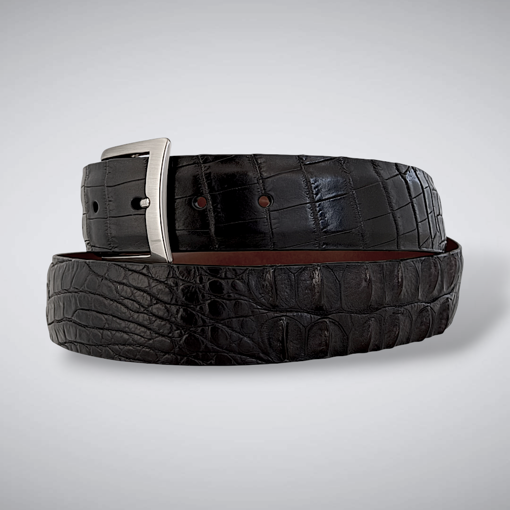 Crocodile Belt — Ironwood | Nile Hornback