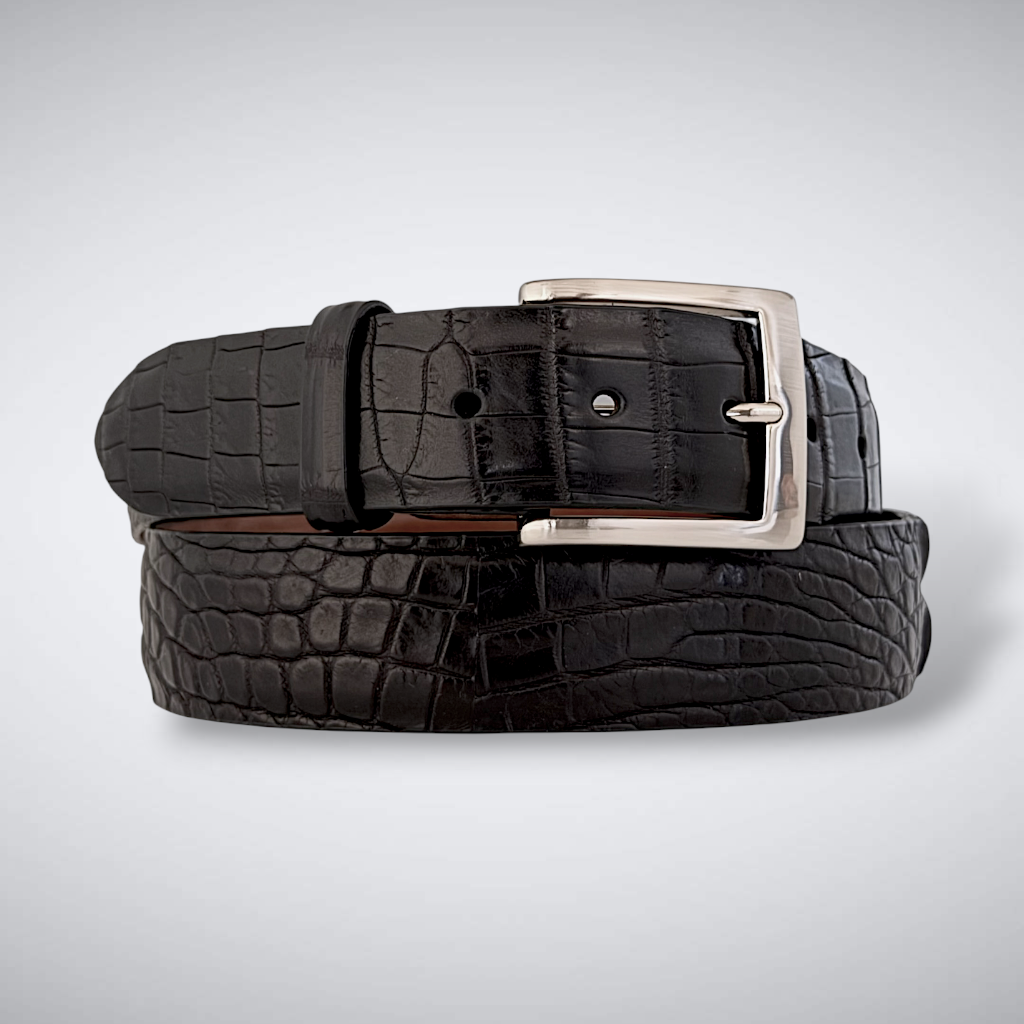 Crocodile Belt — Ironwood | Nile Hornback
