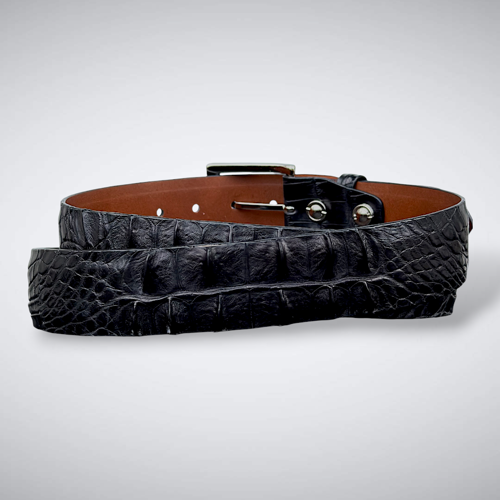 Crocodile Belt — Ironwood | Nile Hornback