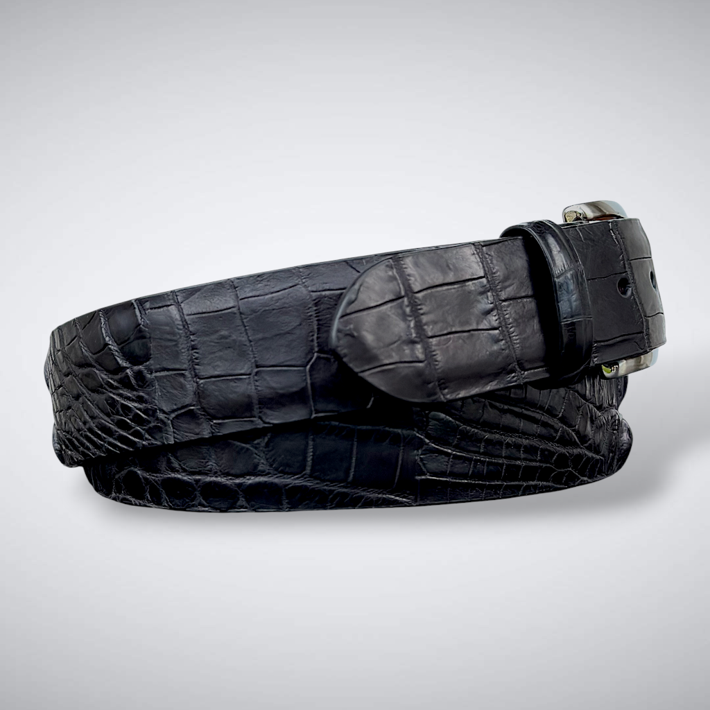 Crocodile Belt — Ironwood | Nile Hornback
