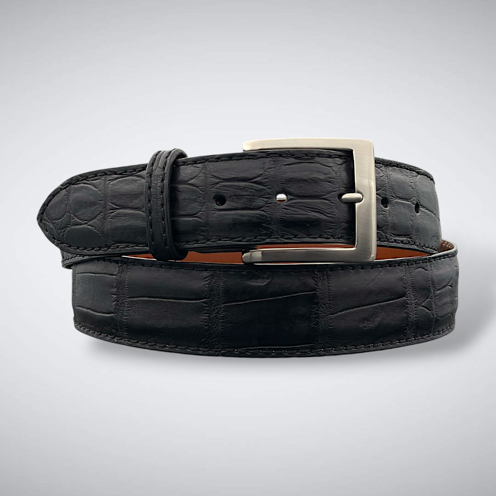 Caiman Belt — Black | Tail | Tonal