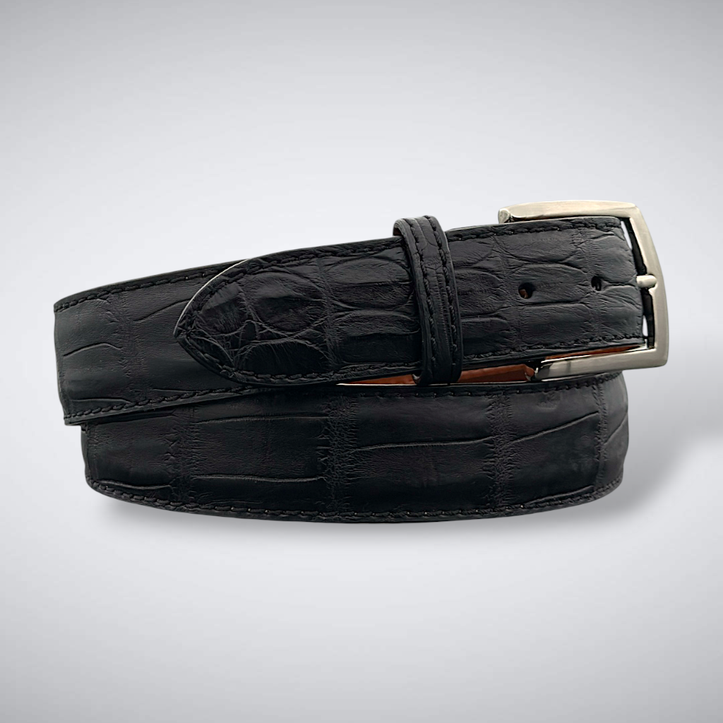 Caiman Belt — Black | Tail | Tonal