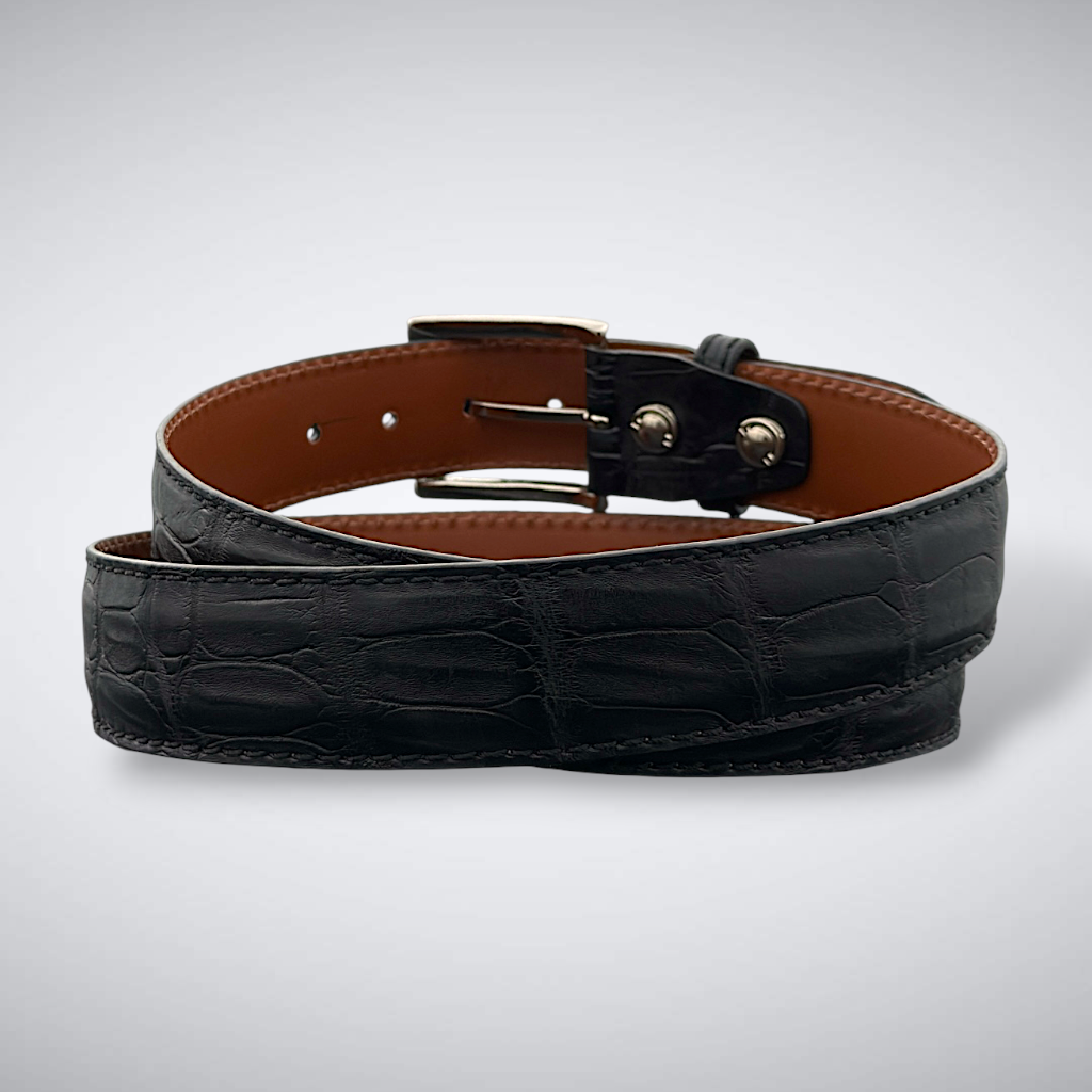 Caiman Belt — Black | Tail | Tonal