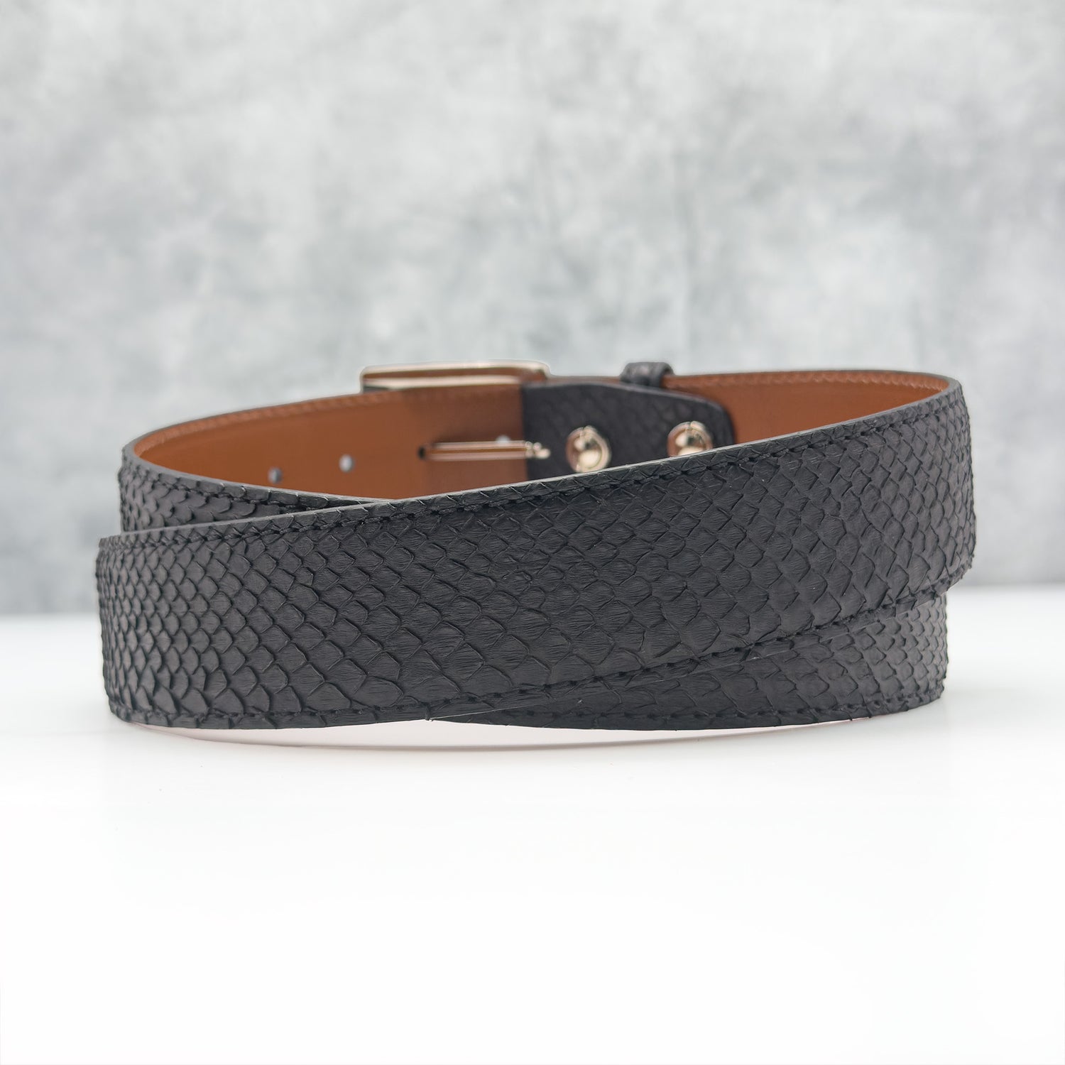 Python Belt: Black – Jacob Hill Leather