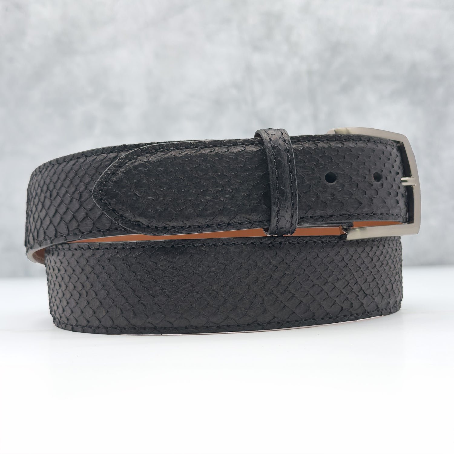 Python Belt: Black – Jacob Hill Leather