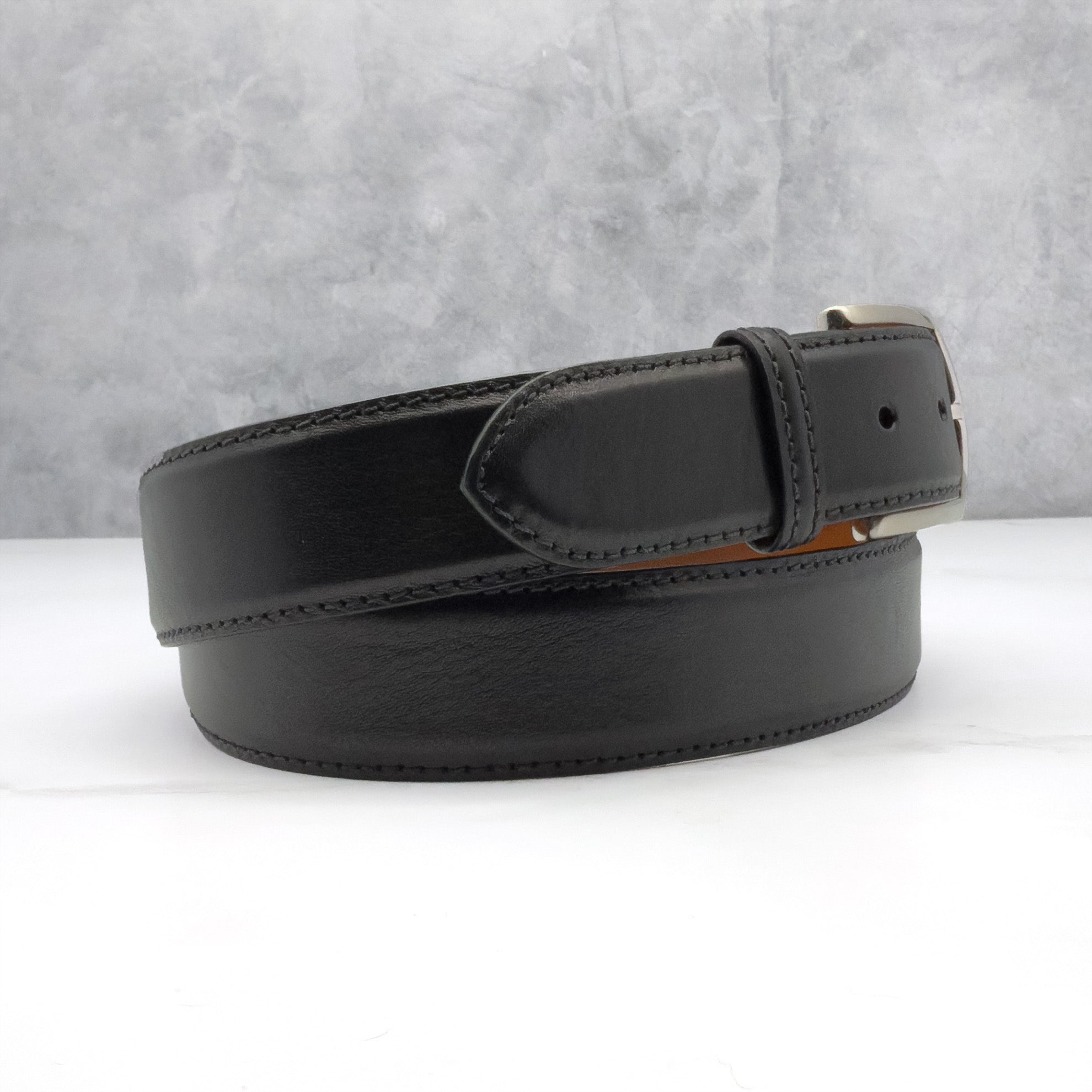 Italian Calf Belt: Black