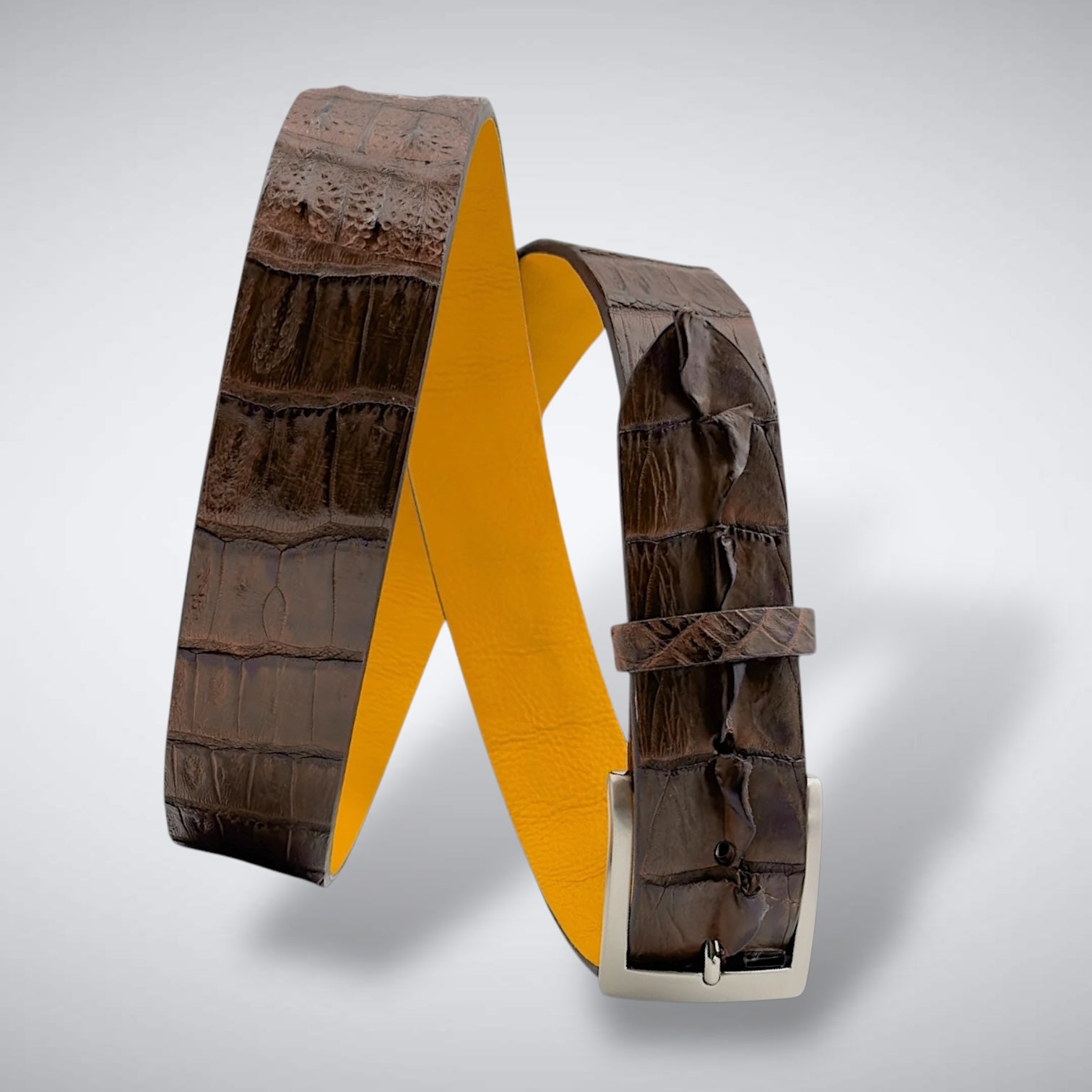 Caiman Belt — Brown | Hornback
