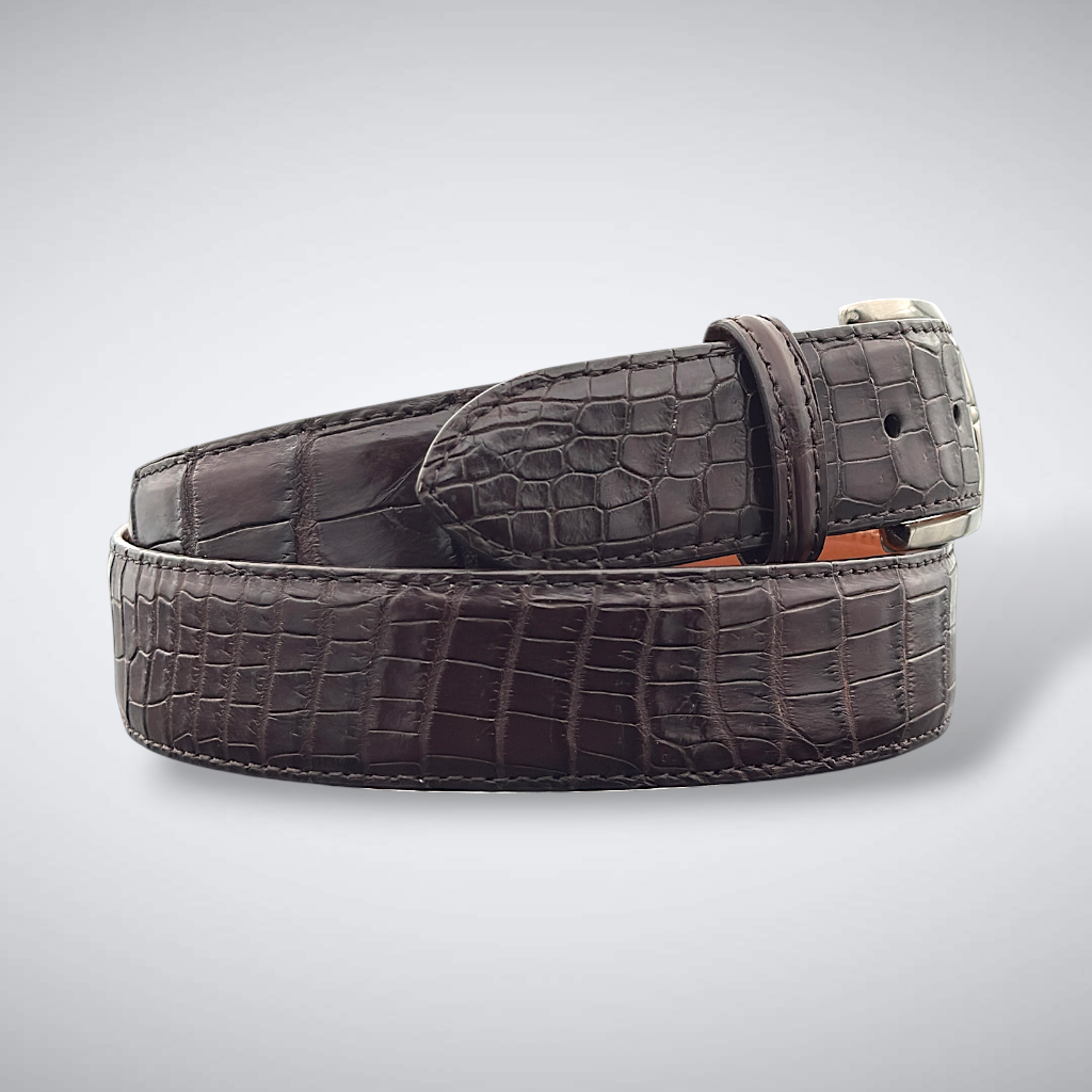 Crocodile Belt – Brown | Nile