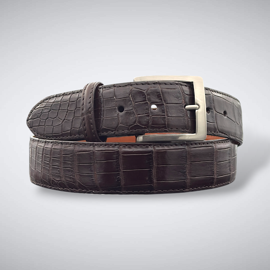 Crocodile Belt – Brown | Nile