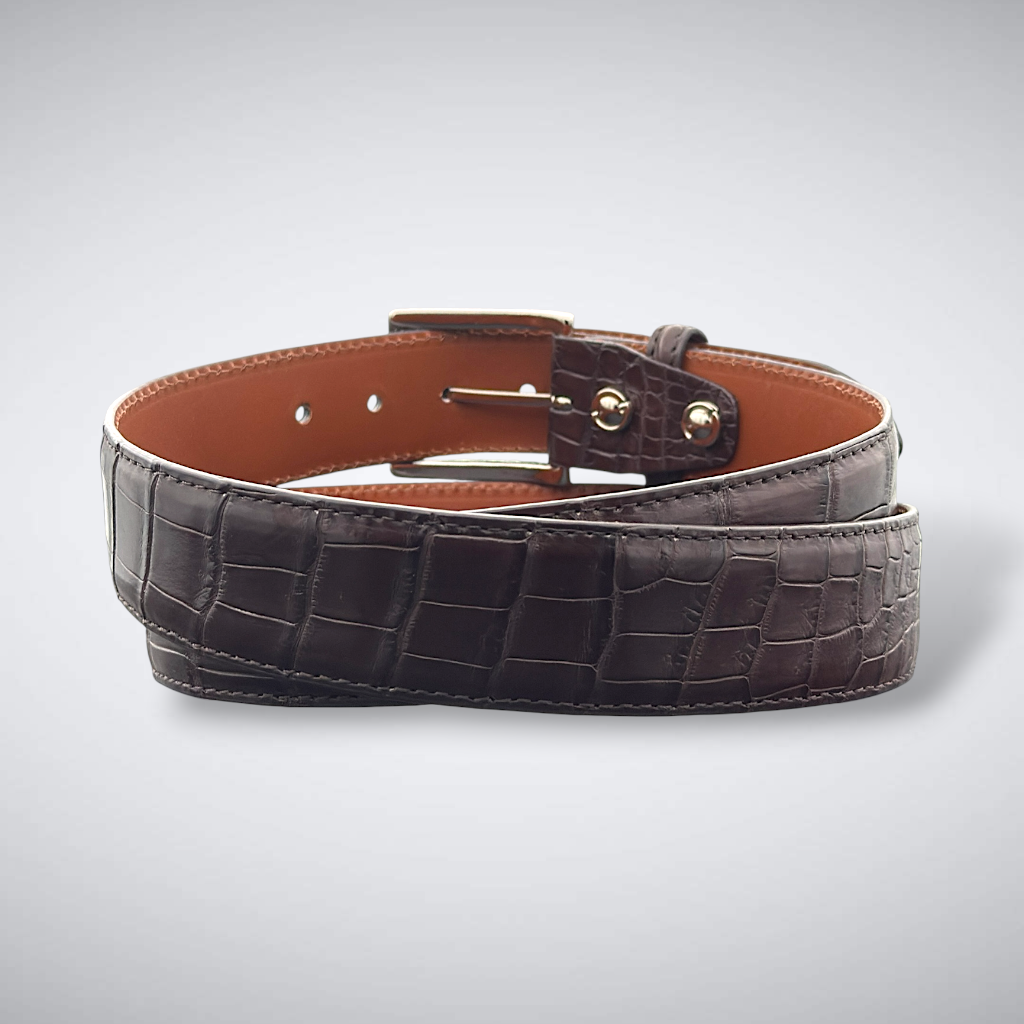 Crocodile Belt – Brown | Nile