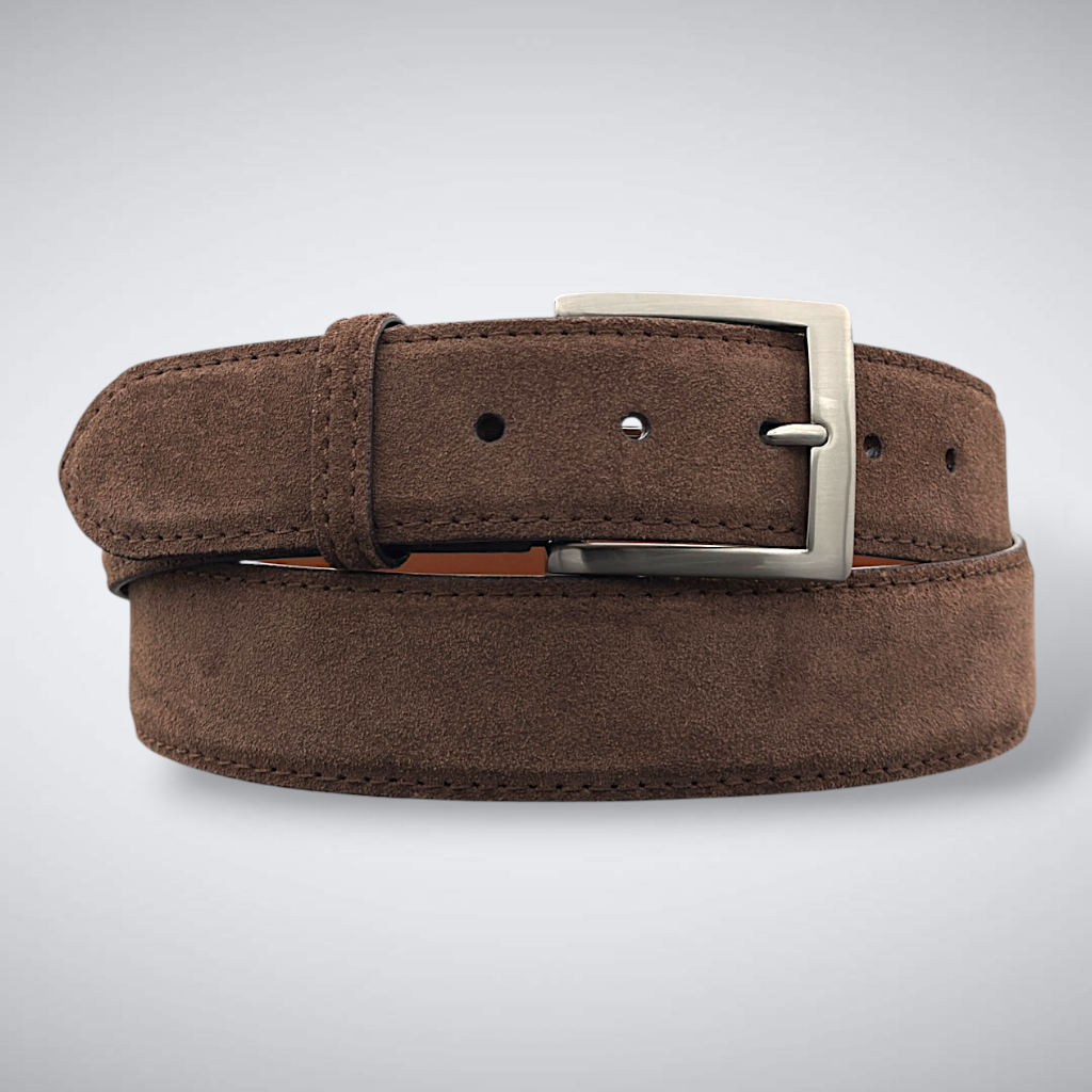 Calf Belt —  Brown | Suede