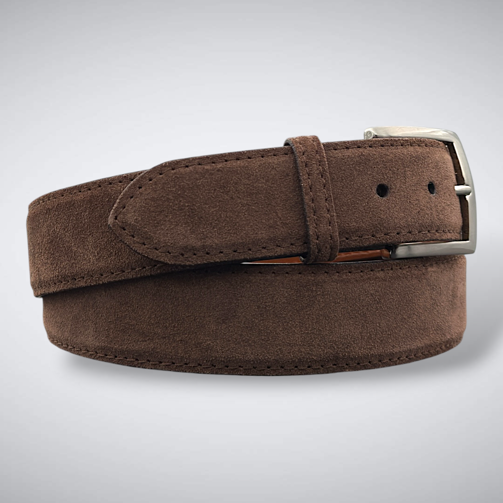 Calf Belt —  Brown | Suede