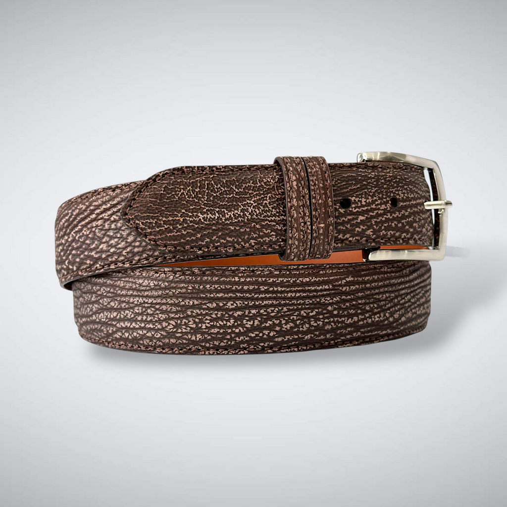 Shark Belt — Brown | Suede