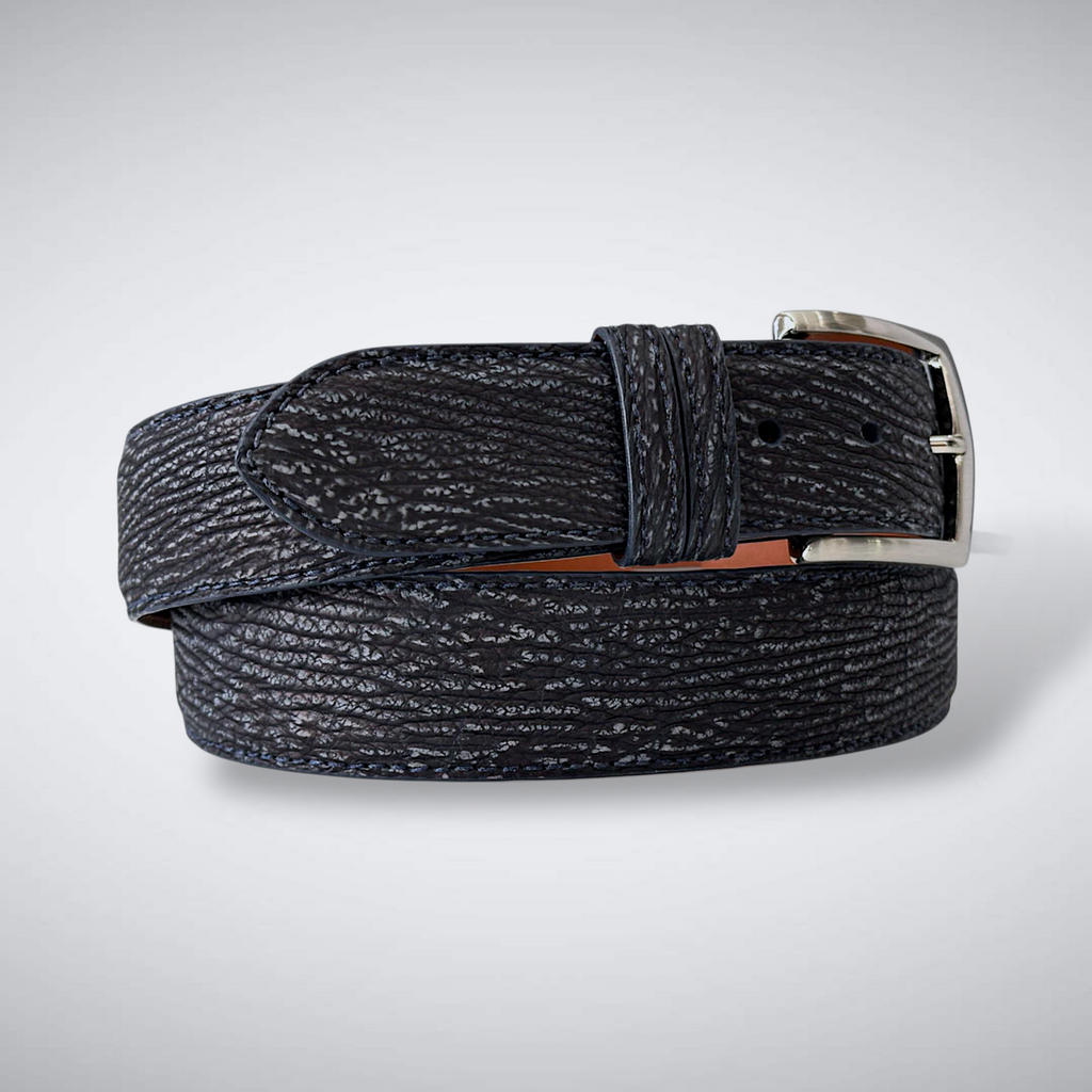 Shark Belt — Navy | Suede