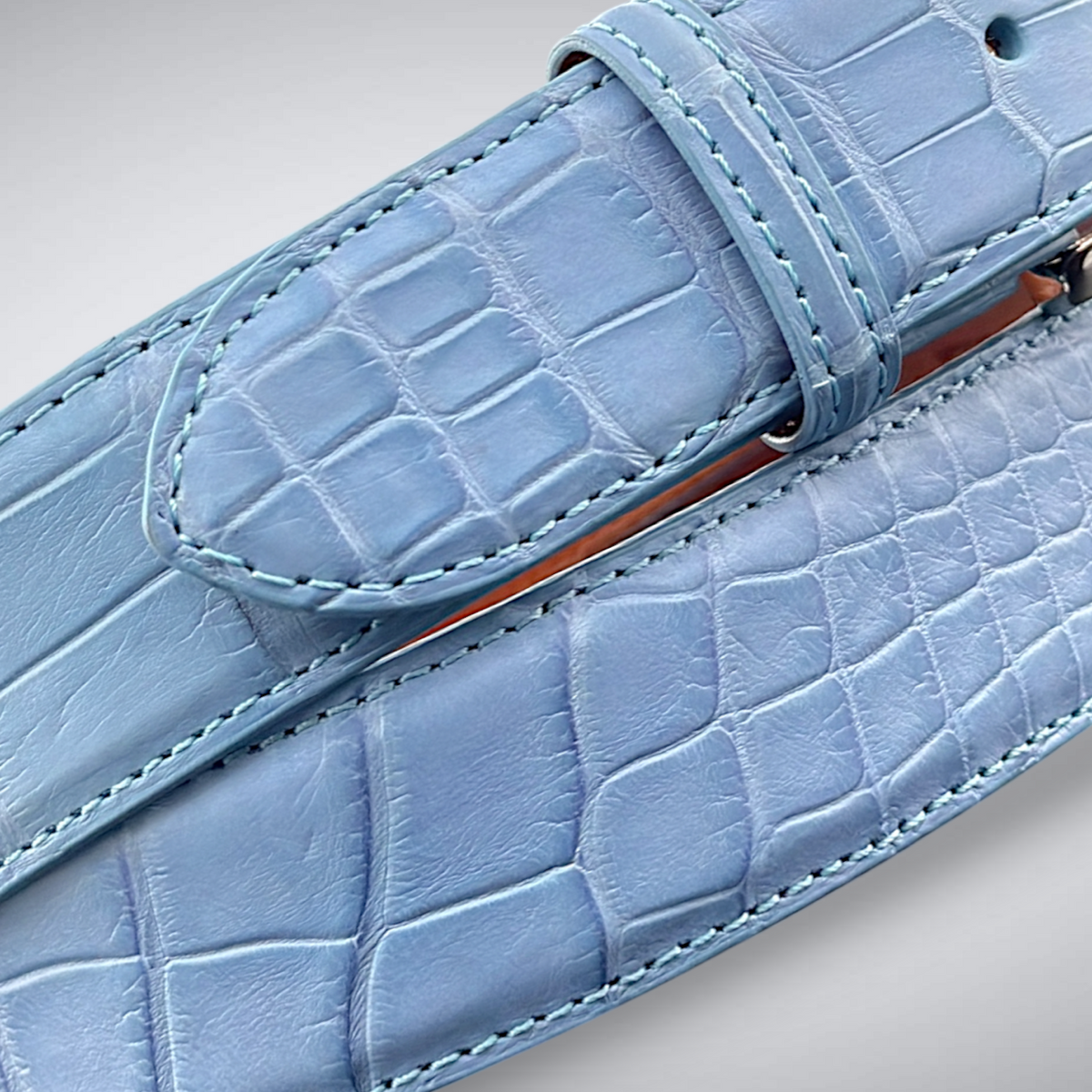 Alligator Belt — Carolina Blue | Matte | LTD