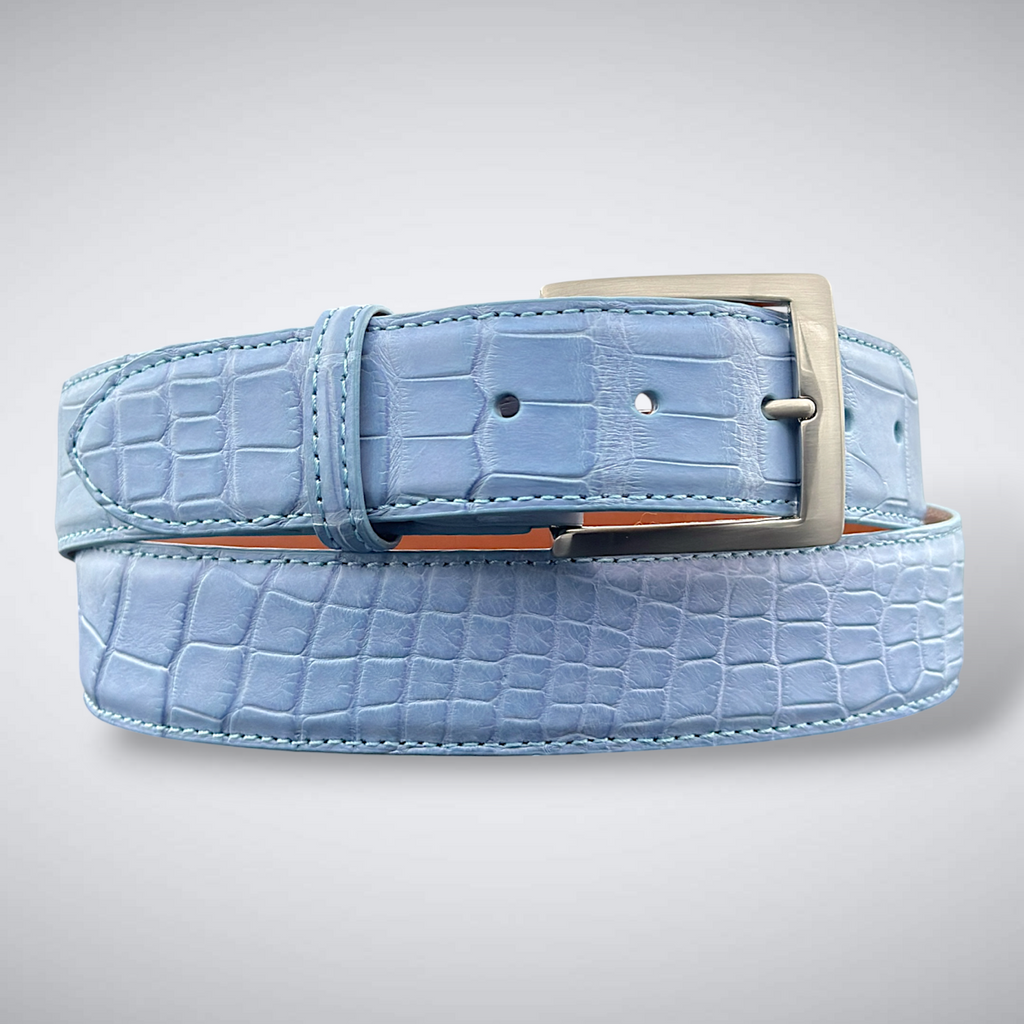 Alligator Belt — Carolina Blue | Matte | LTD