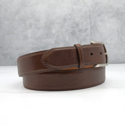 Italian Calf Belt: Chestnut