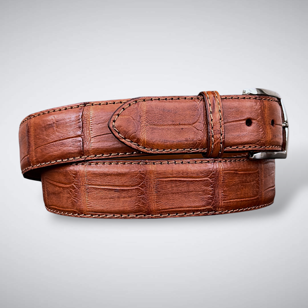 Caiman Belt — Cognac| Tail | Tonal