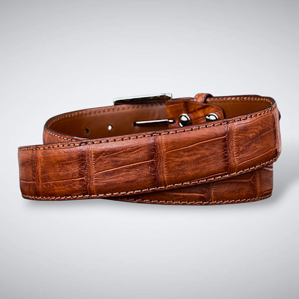Caiman Belt — Cognac| Tail | Tonal