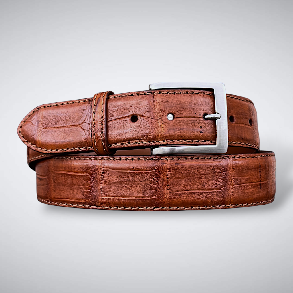 Caiman Belt — Cognac| Tail | Tonal