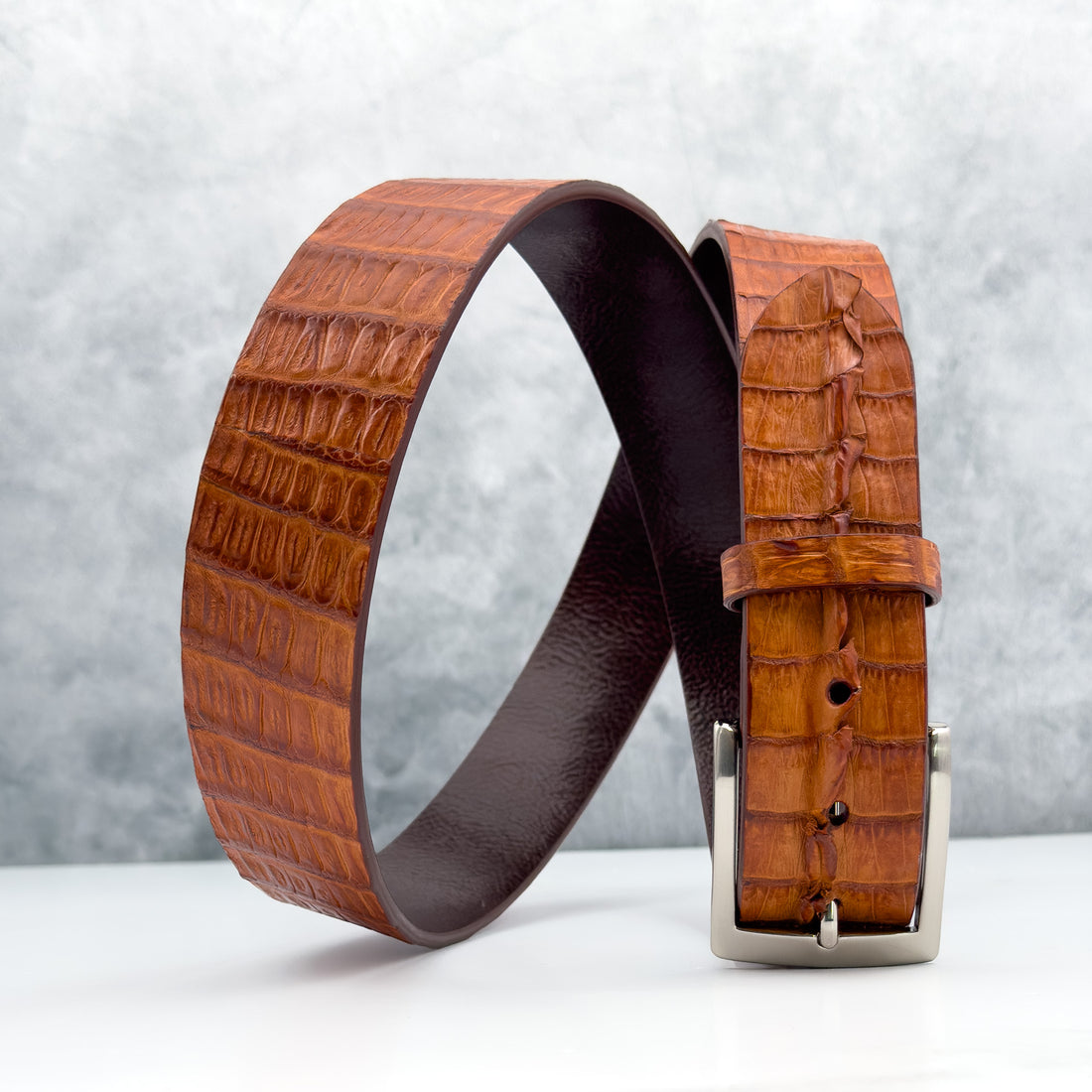 Ready To Ship Hornback Tip Belt:  Arnaud’s French 75 (1.5&quot; Width)