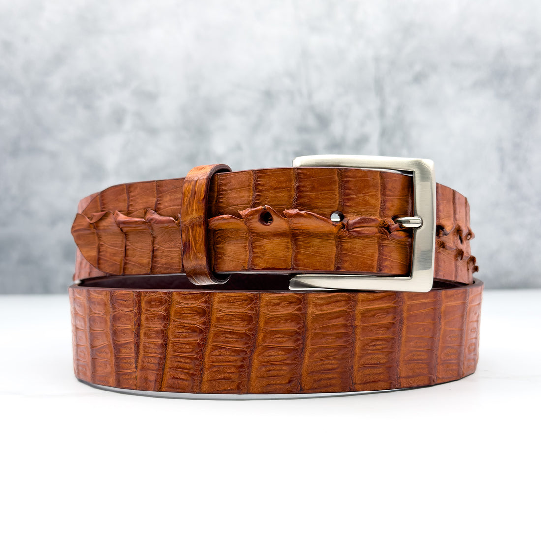 Ready To Ship Hornback Tip Belt:  Arnaud’s French 75 (1.5&quot; Width)