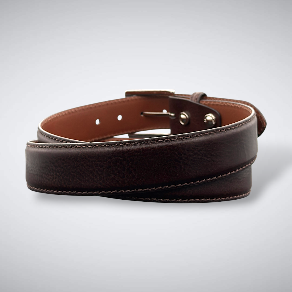 Calf Belt —  Dark Brown