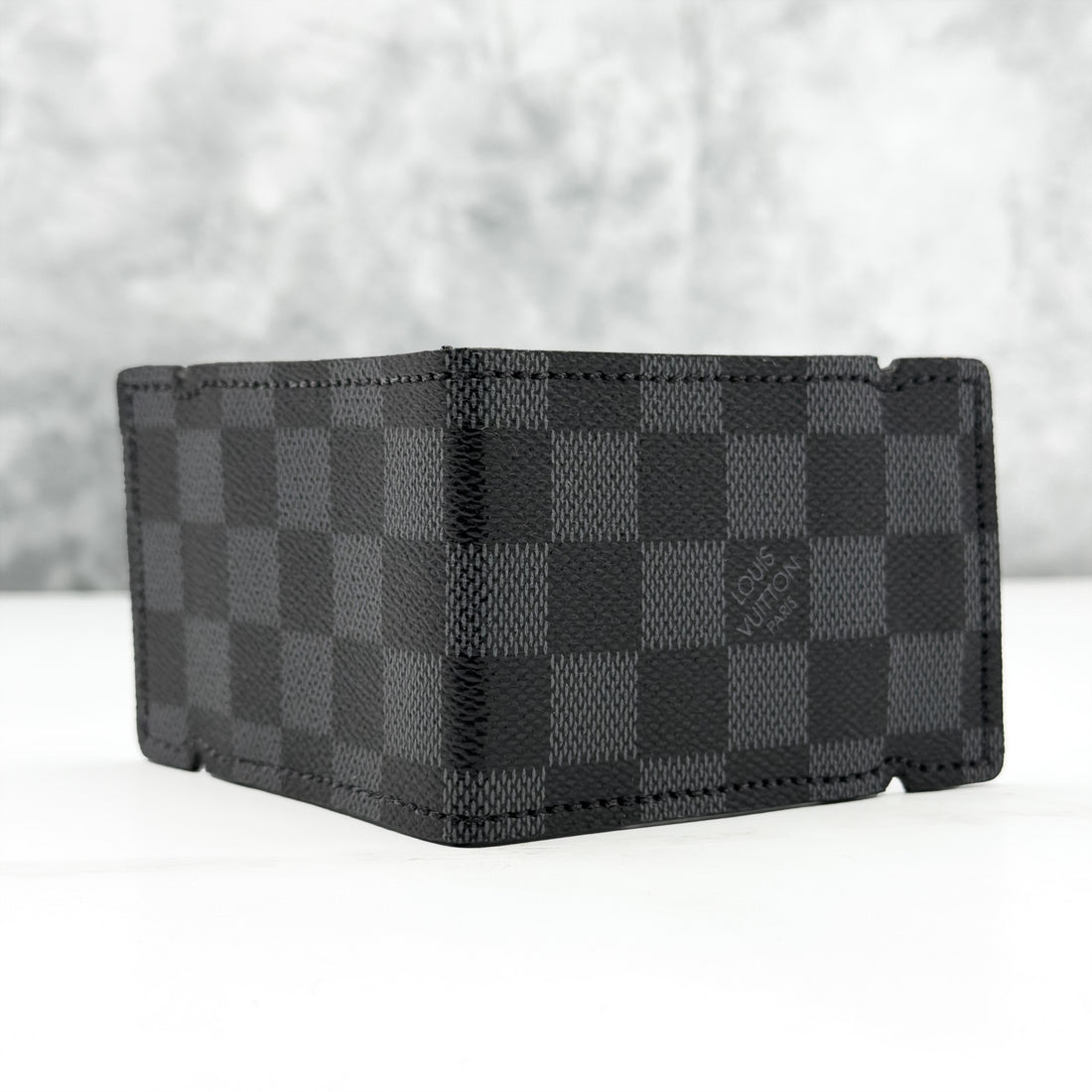 The French Connection Cash Cover: Re-purposed LV- Graphite Damier