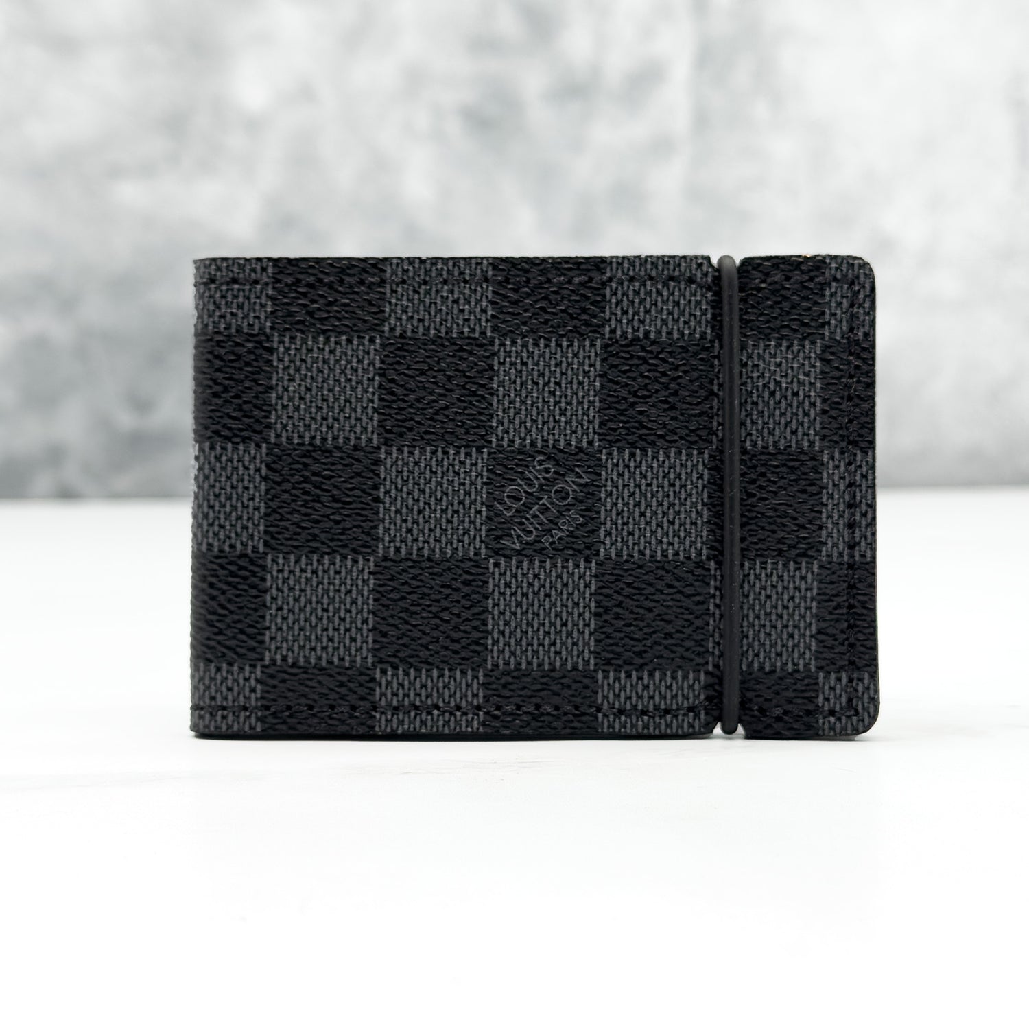 The French Connection Cash Cover: Re-purposed LV- Graphite Damier