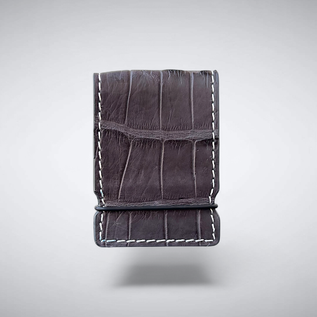 Alligator Cash Cover — Matte Gray