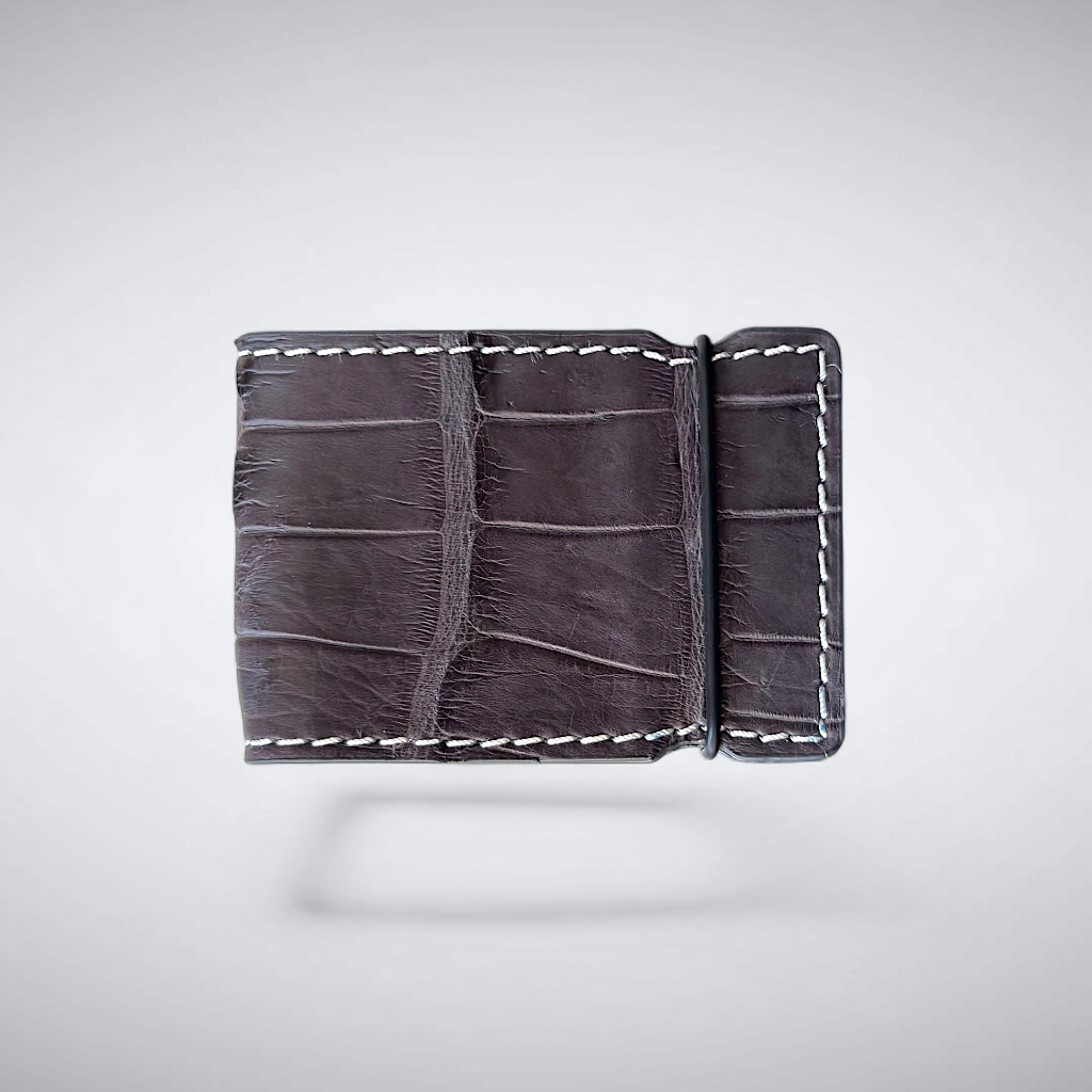 Alligator Cash Cover — Matte Gray
