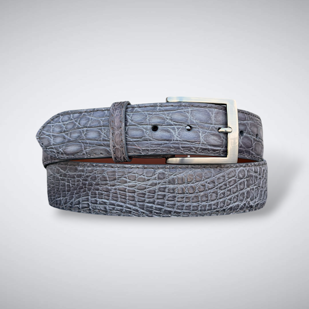 Caiman Belt — Gray | Flank | Matte
