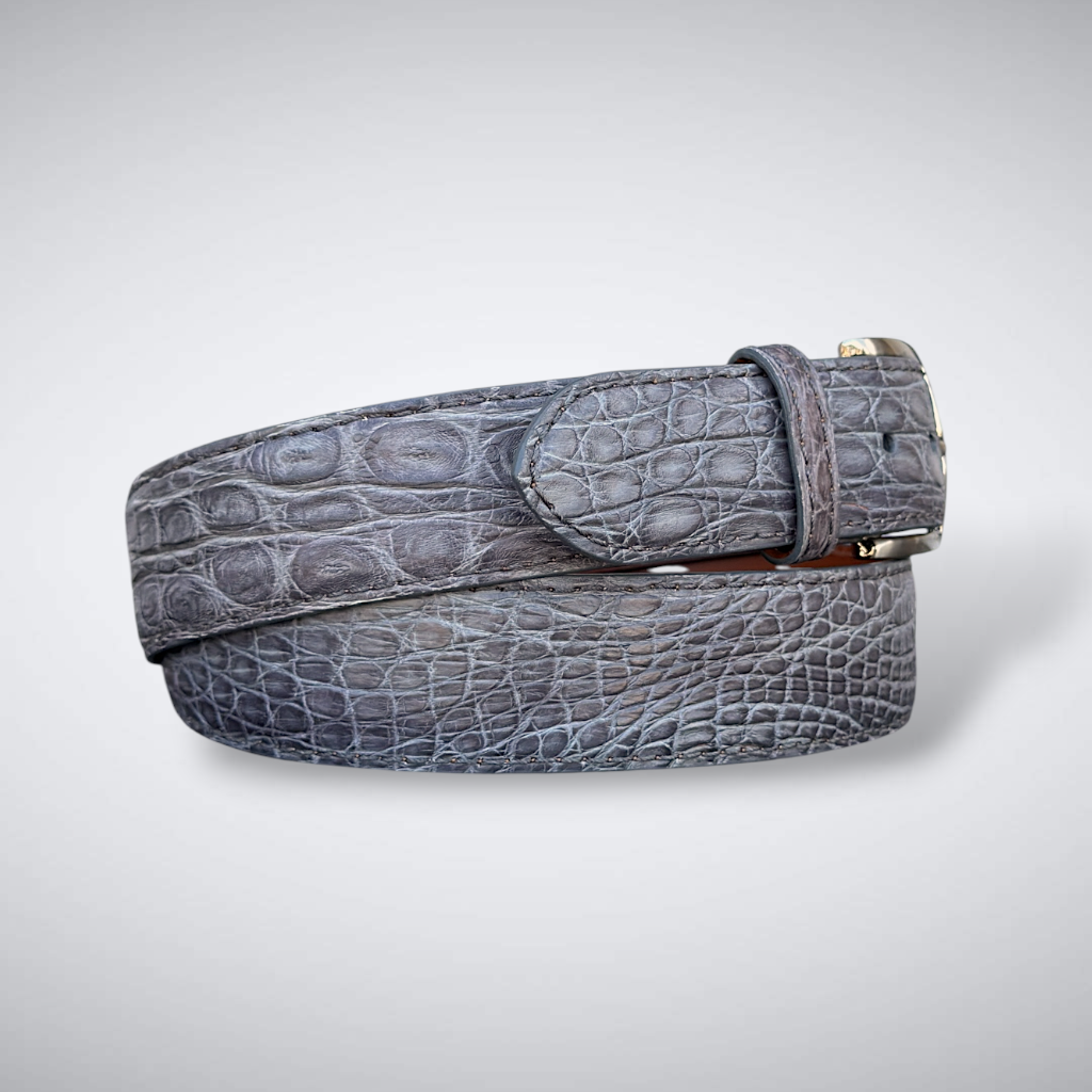 Caiman Belt — Gray | Flank | Matte