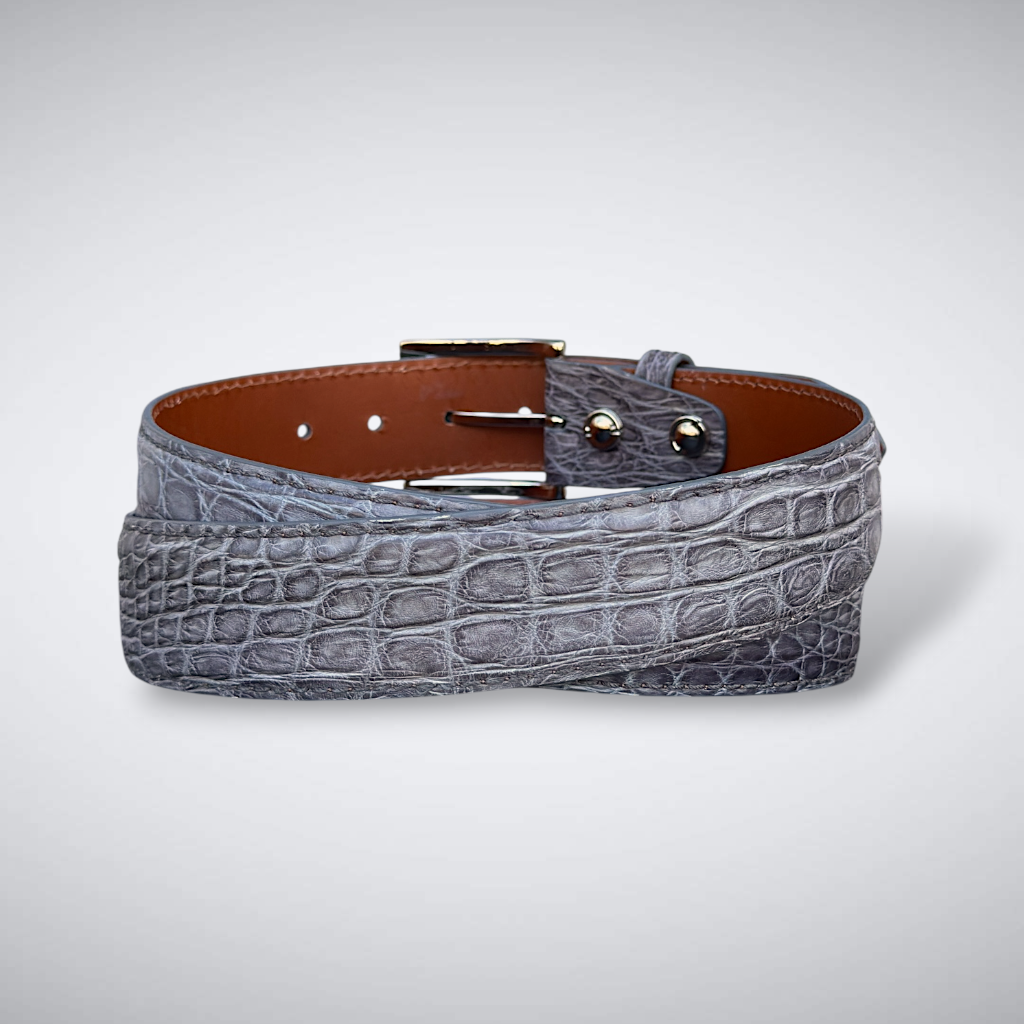 Caiman Belt — Gray | Flank | Matte