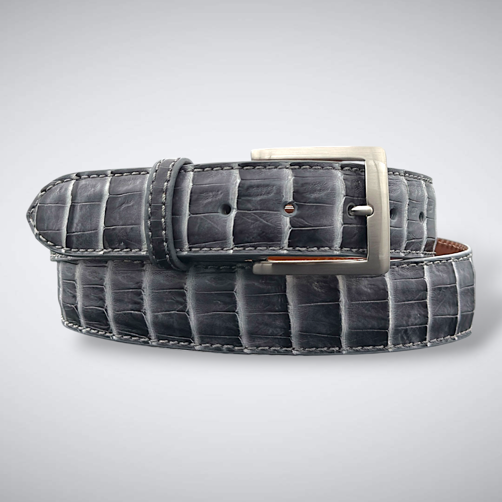 Caiman Belt — Gray White | Tail