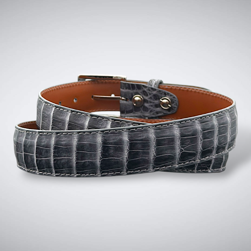 Caiman Belt — Gray White | Tail